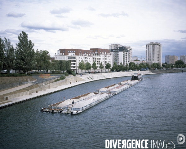 Maison Alfort, vu depuis le pont à l Anglais