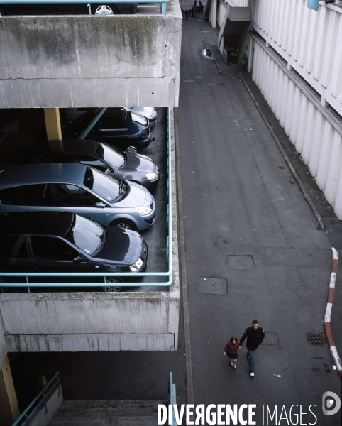 Parking commercial de  Belle-Épine