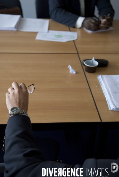Le travail des cadres ; la vie de bureau