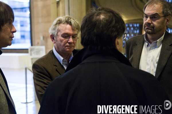 Rencontre des dirigeants des huit principales centrales syndicales / meeting of eight major trade unions s leaders