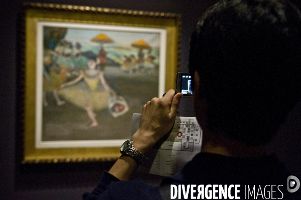 Visite au Musée d Orsay. Photographier les oeuvres est desormais interdit. Gustave Courbet, L Origine du monde