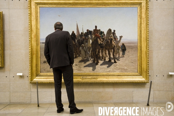 Visite au Musée d Orsay. Photographier les oeuvres est desormais interdit. Gustave Courbet, L Origine du monde