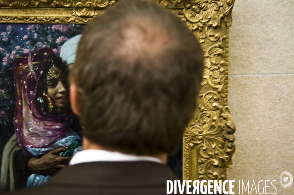 Visite au Musée d Orsay. Photographier les oeuvres est desormais interdit. Gustave Courbet, L Origine du monde