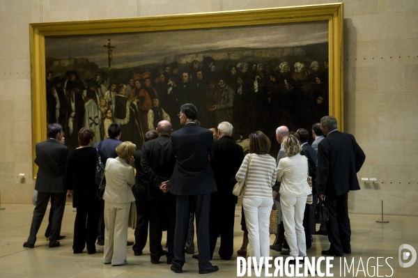 Visite au Musée d Orsay. Photographier les oeuvres est desormais interdit. Gustave Courbet, L Origine du monde