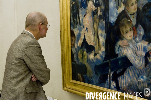 Visite au Musée d Orsay. Photographier les oeuvres est desormais interdit. Gustave Courbet, L Origine du monde