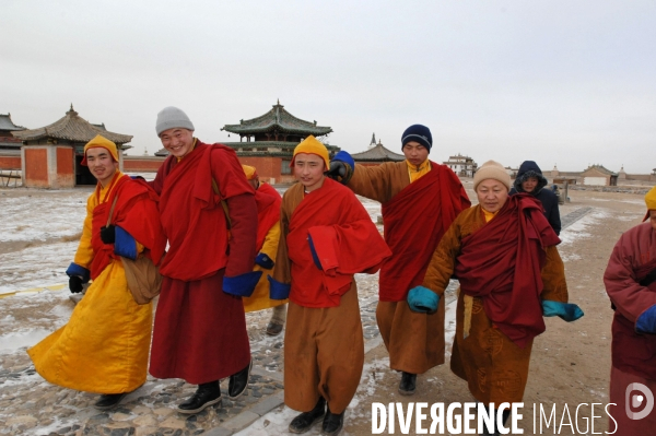 La MONGOLIE en hiver.