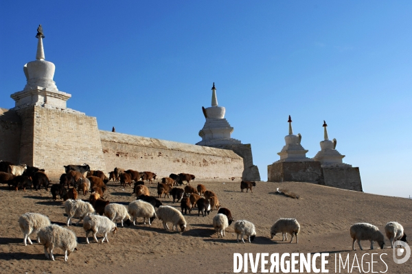 La MONGOLIE en hiver.