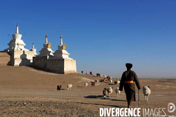 La MONGOLIE en hiver.