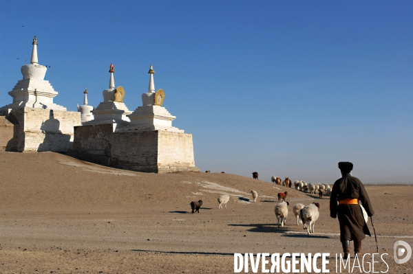 La MONGOLIE en hiver.