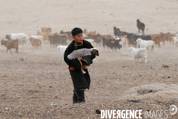 La MONGOLIE en hiver.