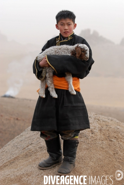 La MONGOLIE en hiver.