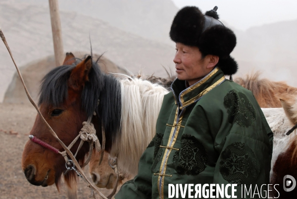 La MONGOLIE en hiver.