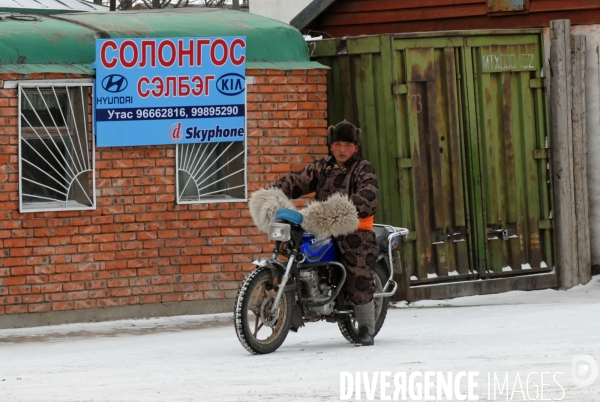 La MONGOLIE en hiver.