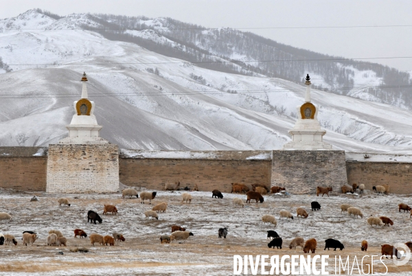 La MONGOLIE en hiver.