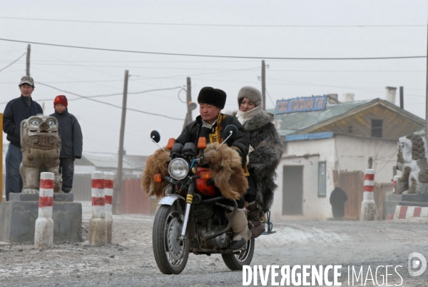 La MONGOLIE en hiver.