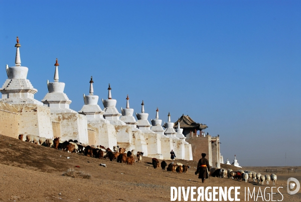La MONGOLIE en hiver.