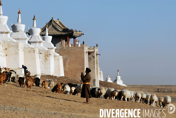 La MONGOLIE en hiver.