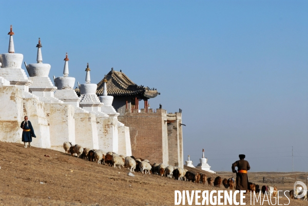 La MONGOLIE en hiver.