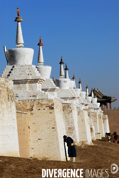 La MONGOLIE en hiver.