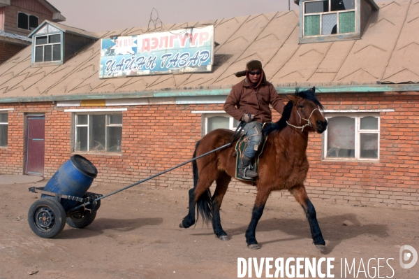 La MONGOLIE en hiver.