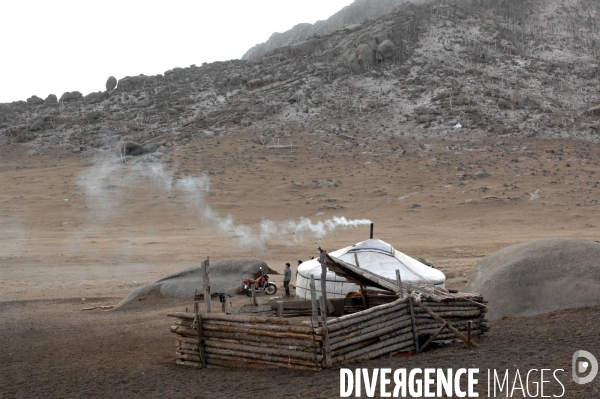 La MONGOLIE en hiver.