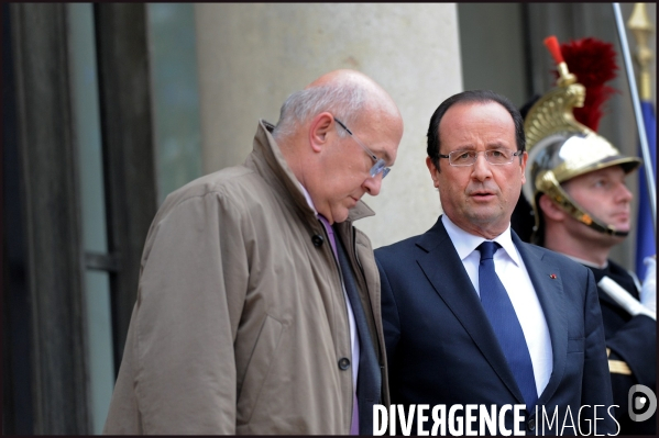 Michel Sapin et François Hollande