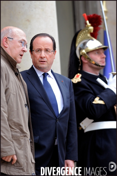 Michel Sapin et François Hollande