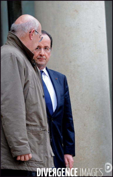 Michel Sapin et François Hollande