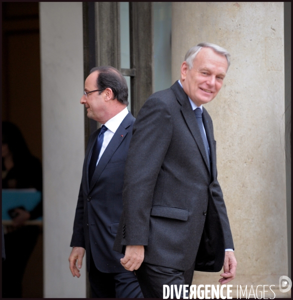 Jean Marc Ayrault et François Hollande