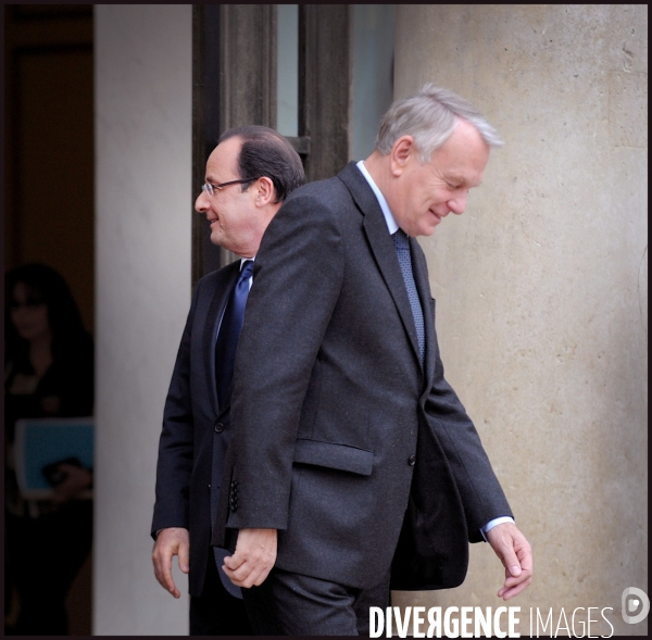 Jean Marc Ayrault et François Hollande