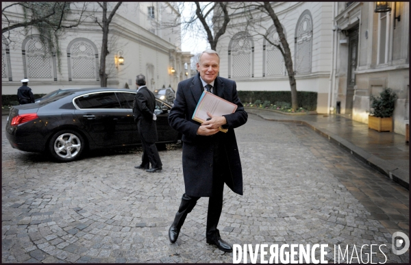 Petit déjeuner des ministres du gouvernement place Beauveau