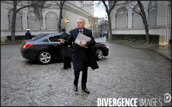 Petit déjeuner des ministres du gouvernement place Beauveau