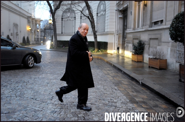 Petit déjeuner des ministres du gouvernement place Beauveau