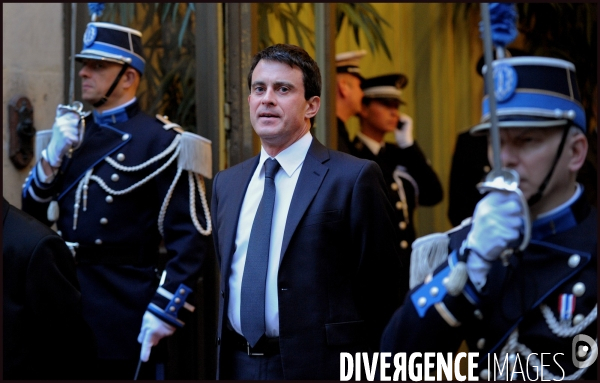 Petit déjeuner des ministres du gouvernement place Beauveau