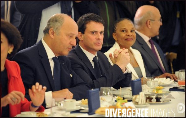 Petit déjeuner des ministres du gouvernement place Beauveau