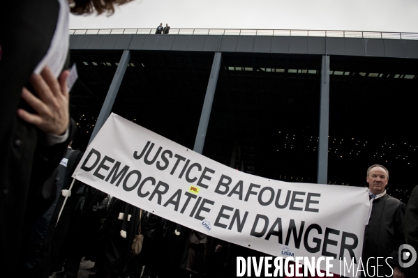 Manifestation des magistrats à Nantes
