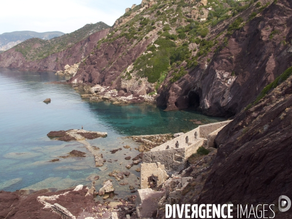 Patrimoine et paysages miniers de la Sardaigne, Italie, septembre 2012.