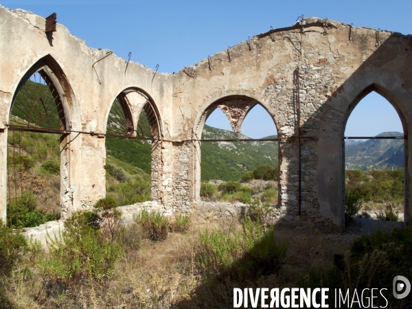 Patrimoine et paysages miniers de la Sardaigne, Italie, septembre 2012.