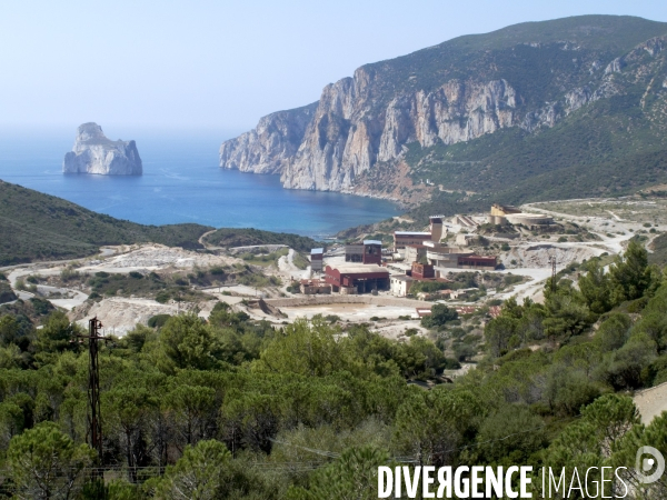 Patrimoine et paysages miniers de la Sardaigne, Italie, septembre 2012.