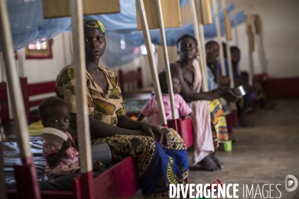 Hopital de paoua, en republique centrafricaine, gere par msf.