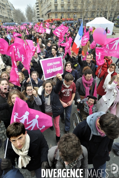 Manif pour tous contre le mariage et l adoption homosexuel.