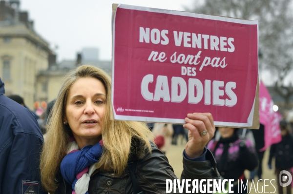 Manif pour tous contre le mariage homosexuel.