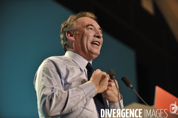Francois bayrou en meeting a caen