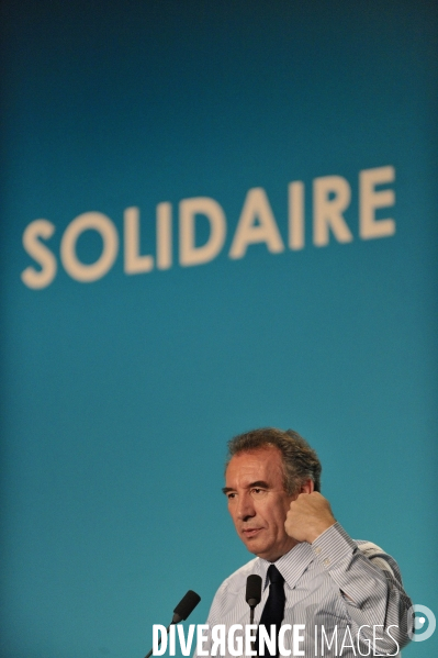 Francois bayrou en meeting a caen