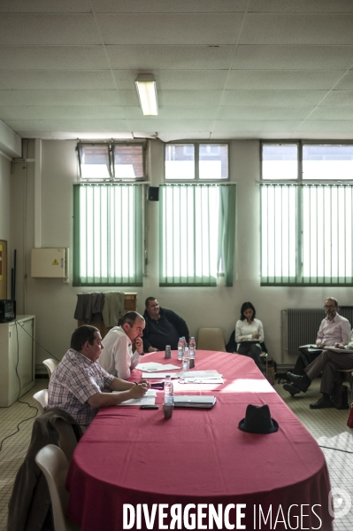 Laurent Berger, secrétaire général du syndicat CFDT en visite à Lille