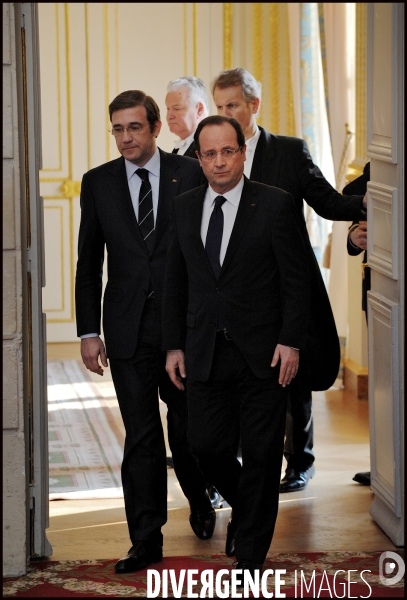 François Hollande et Pedro Passos Coelho