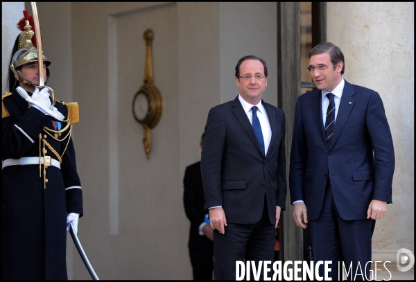 François Hollande et Pedro Passos Coelho