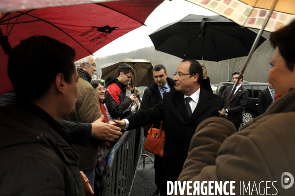 Francois HOLLANDE en Corrèze