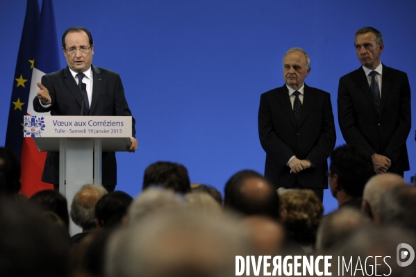Francois HOLLANDE en Corrèze
