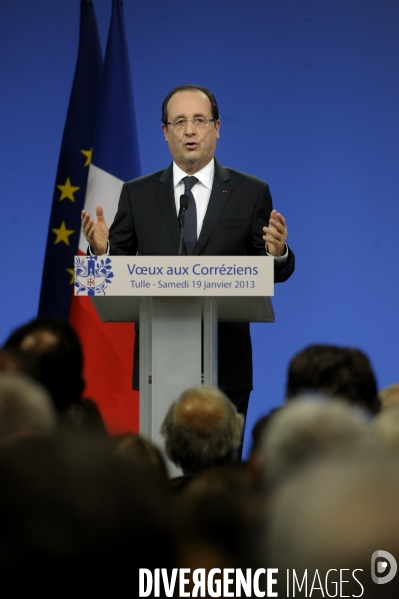 Francois HOLLANDE en Corrèze